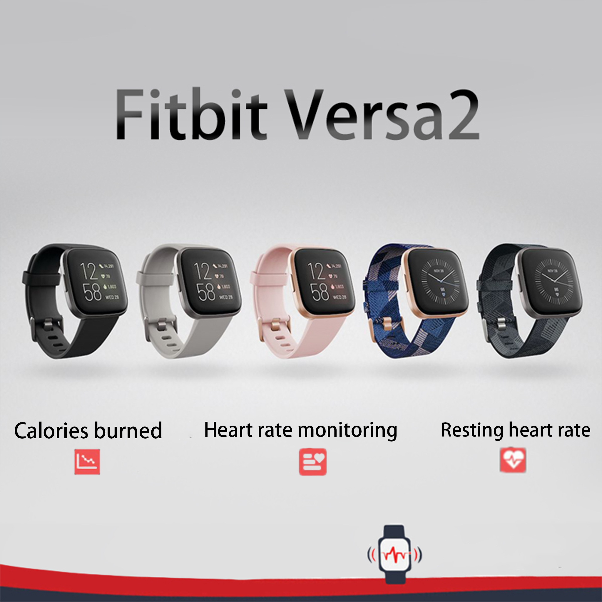 Smartwatch Nexus - Fitbit Versa 2 Health and Fitness