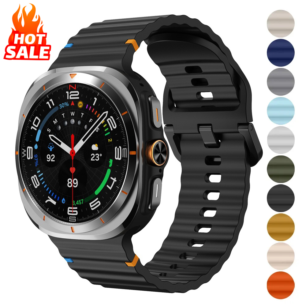 Samsung Smartwatch Ultra Accessories - Silicone Strap For Samsung Galaxy Watch