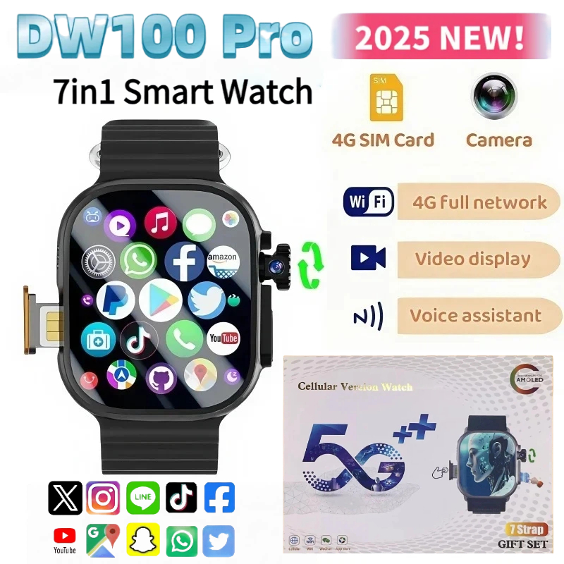 Smartwatch Instagram - DW100 Pro Smartwatch Fingerprint Unlock control