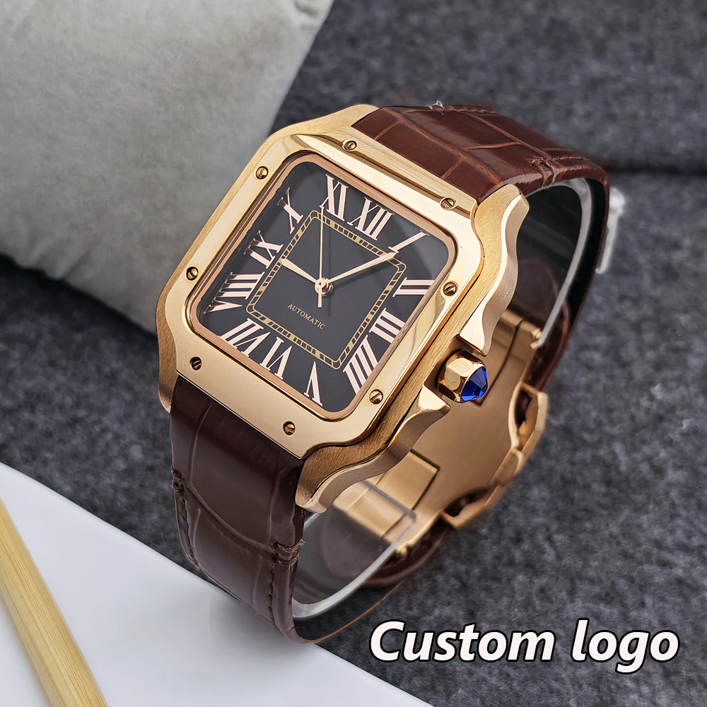 Accessories With Watch - 38mm NH35 Square Watch Men's Automatic