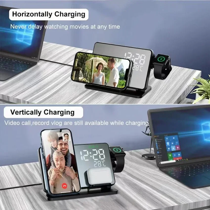 Wireless Charger Alarm Clock S - Wireless Charger Watch 리뷰 및 가격