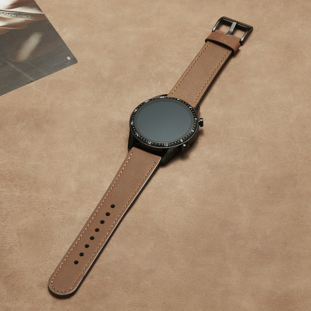 22mm Watch Strap Genuine Leath - Smartwatch Accessories Shop 리뷰 및 가격
