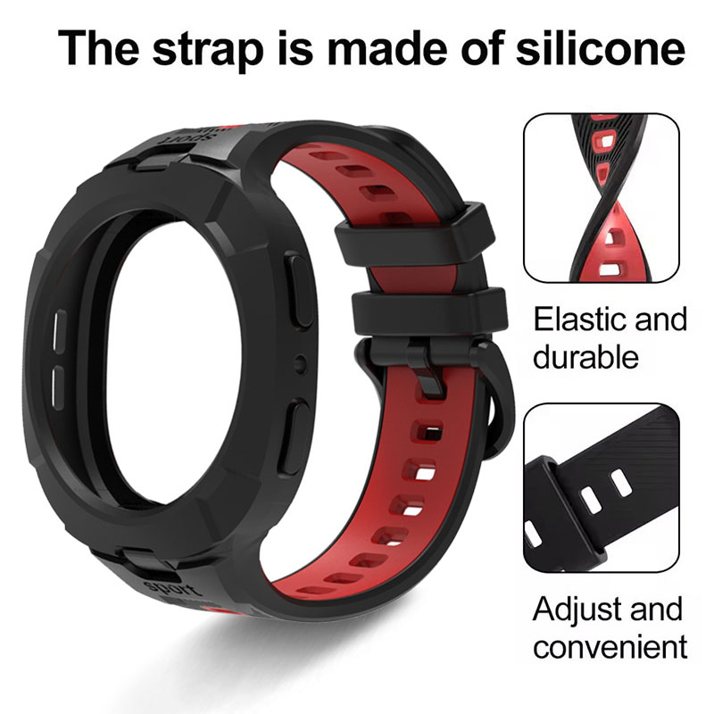 Case+Strap For Samsung Galaxy  - Silicone Band Replacement 리뷰 및 가격
