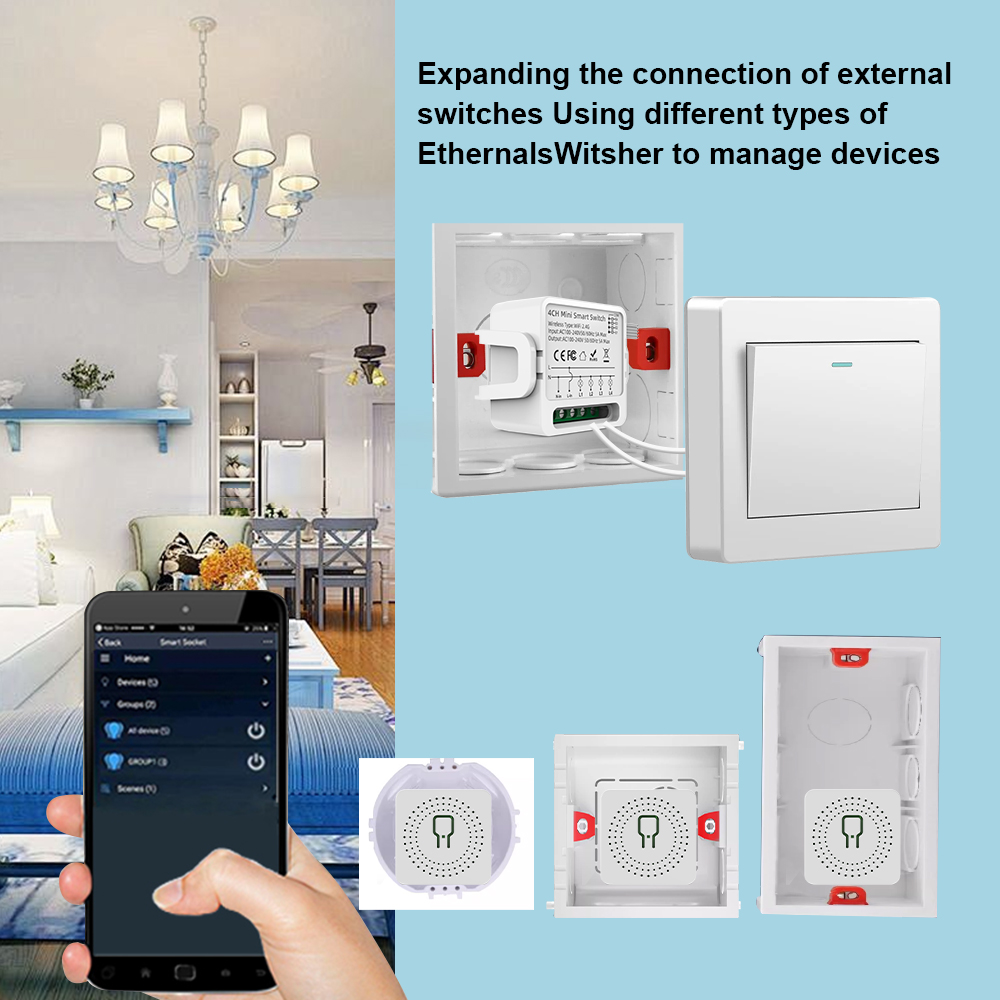 Tuya WiFi Smart Switch 1/2/3/4 - Smart Accessories 리뷰 및 가격