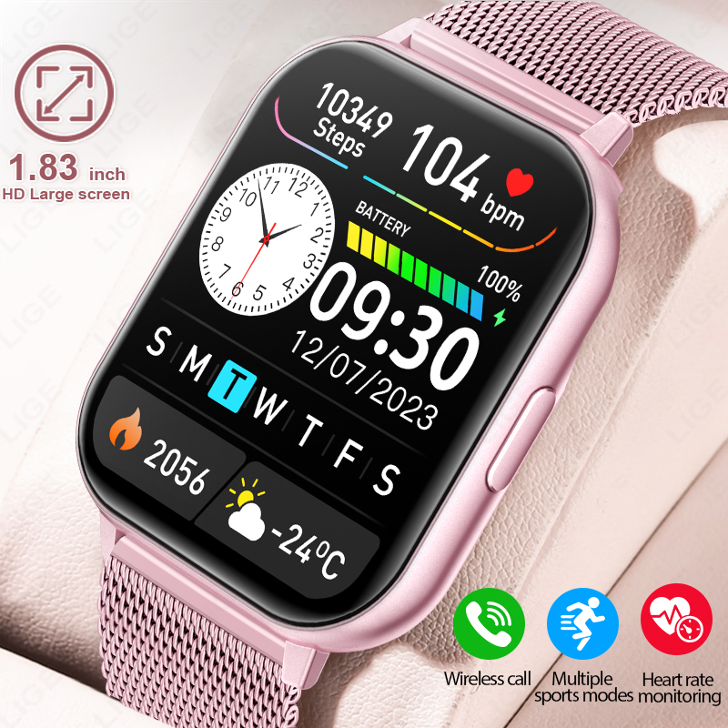 New 1.83‘’ HD Screen Fashion S - Smartwatch Custom 리뷰 및 가격