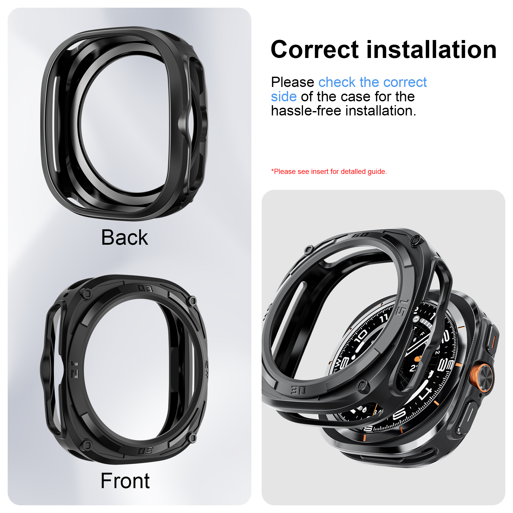 Case for Samsung Galaxy Watch  - Samsung Smartwatch Ultra Accessories 리뷰 및 가격