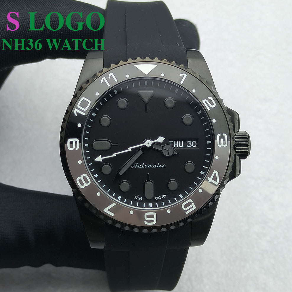 40MM NH36 Watch Black Men's St - Accessories With Watch 리뷰 및 가격
