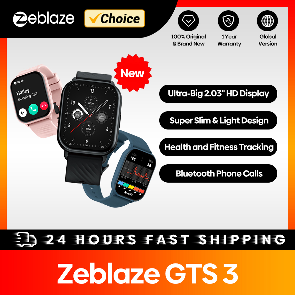 New Zeblaze GTS 3 Voice Callin - Smartwatch X12 리뷰 및 가격