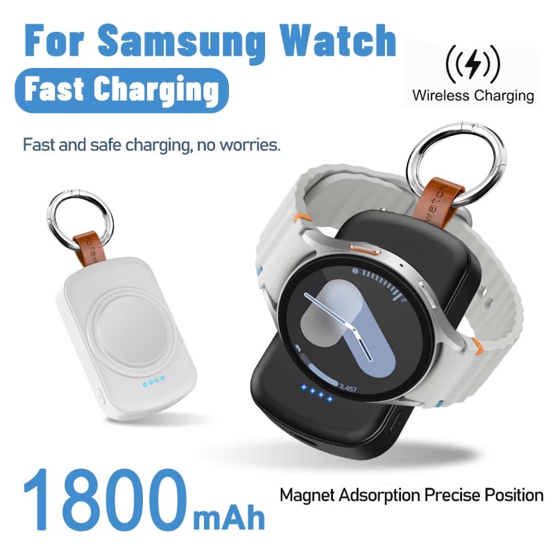 Portable 1800mAh Magnetic Wire - Wireless Charger Watch 리뷰 및 가격