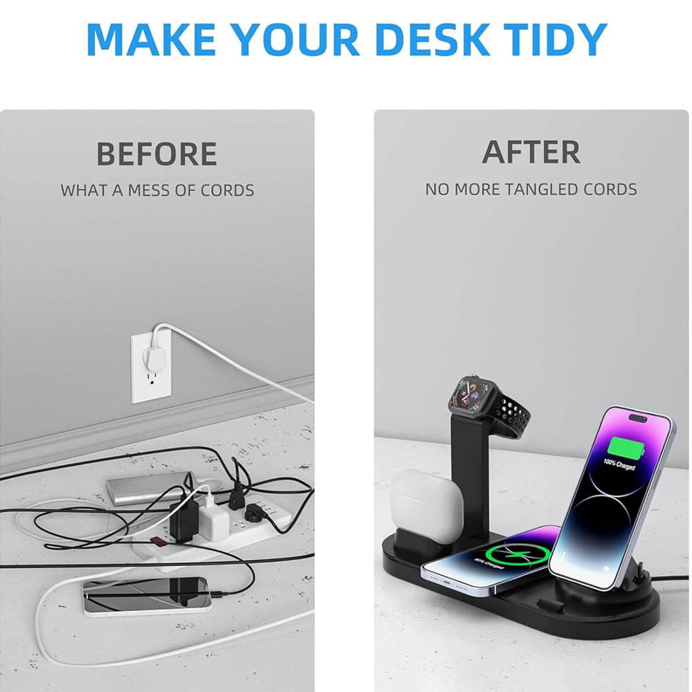 30W 7 in 1 Wireless Charger St - Wireless Charger Watch 리뷰 및 가격