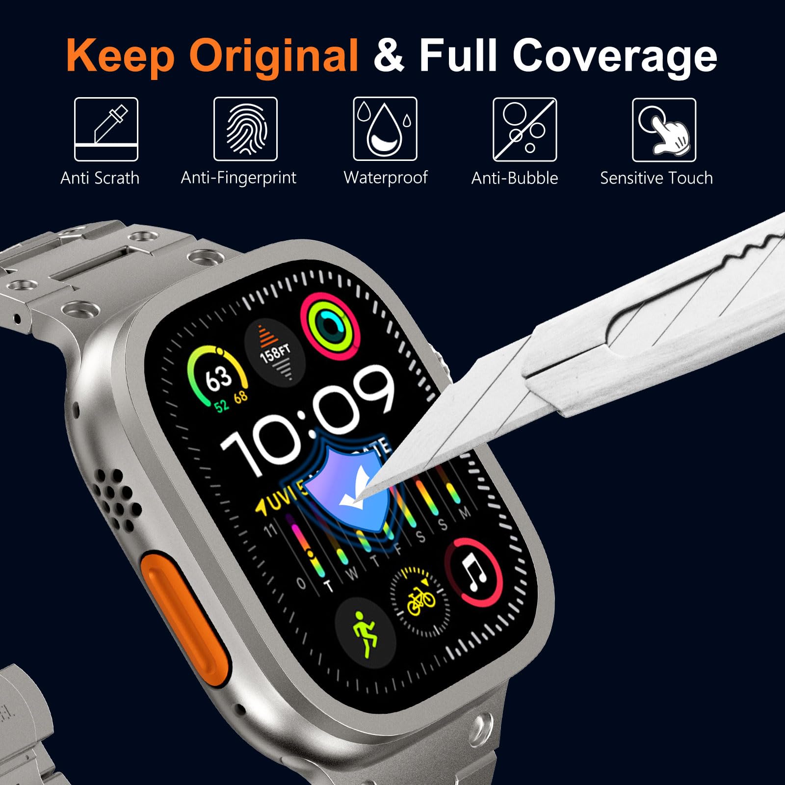 Tempered Glass for Apple Watch - Smart Watch Accessories 리뷰 및 가격