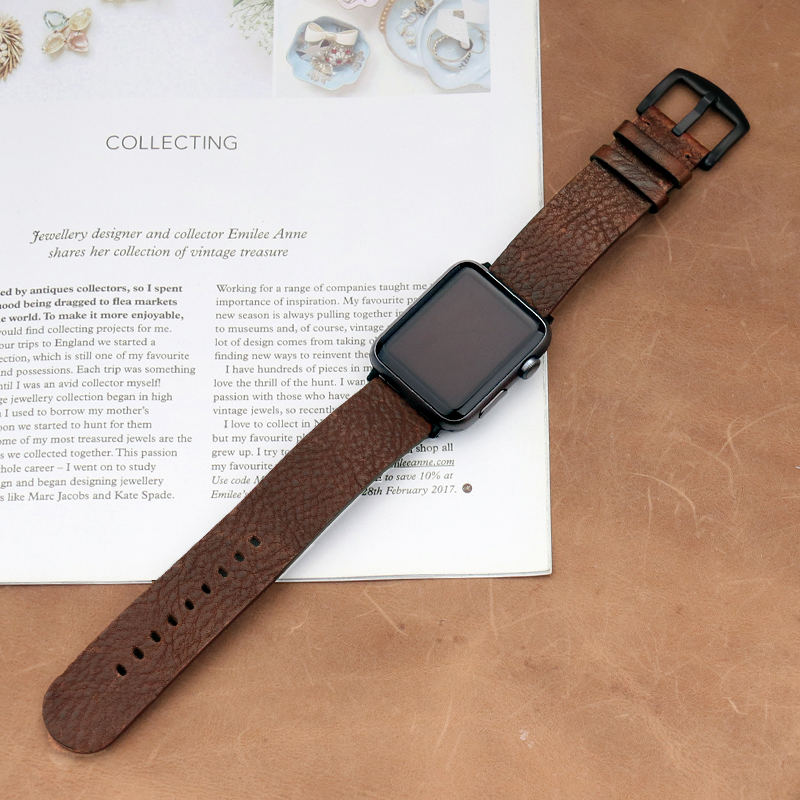 Italian Calfskinl Strap for Ap - Smartwatch Accessories Shop 리뷰 및 가격