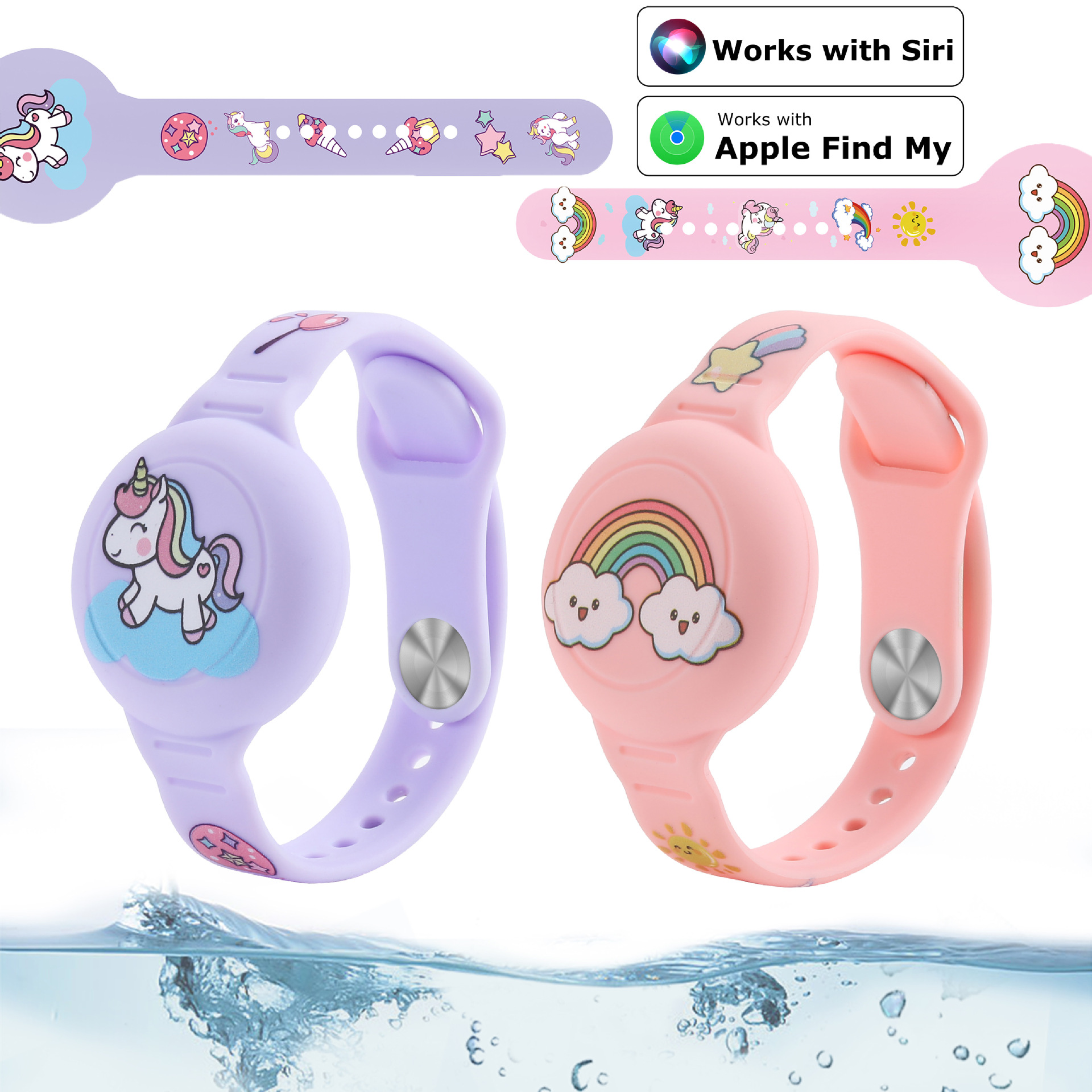 Kids AirTag Locator Strap, Wat - Silicone Band Replacement 리뷰 및 가격