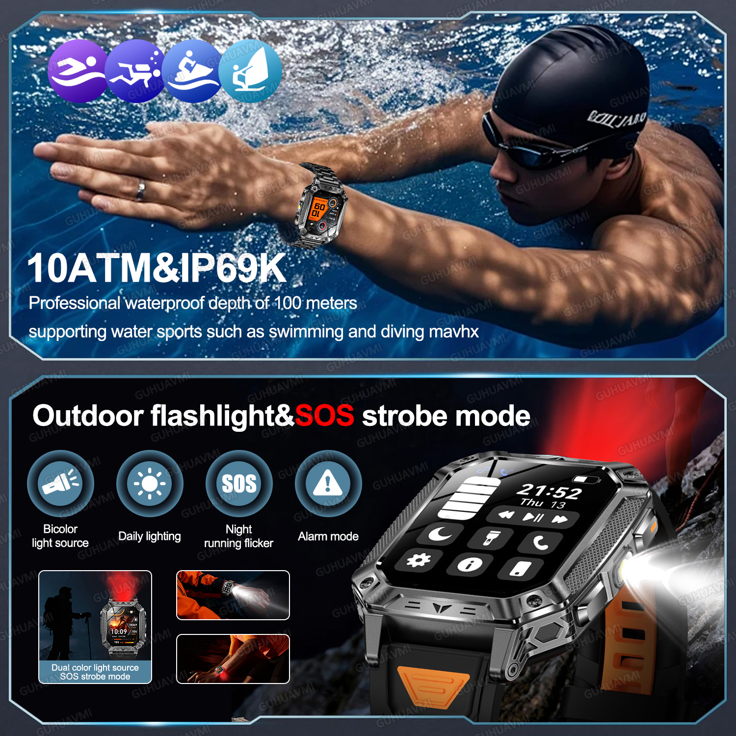 2026 Military 1400mAh Battery  - Smartwatch Nexus 리뷰 및 가격