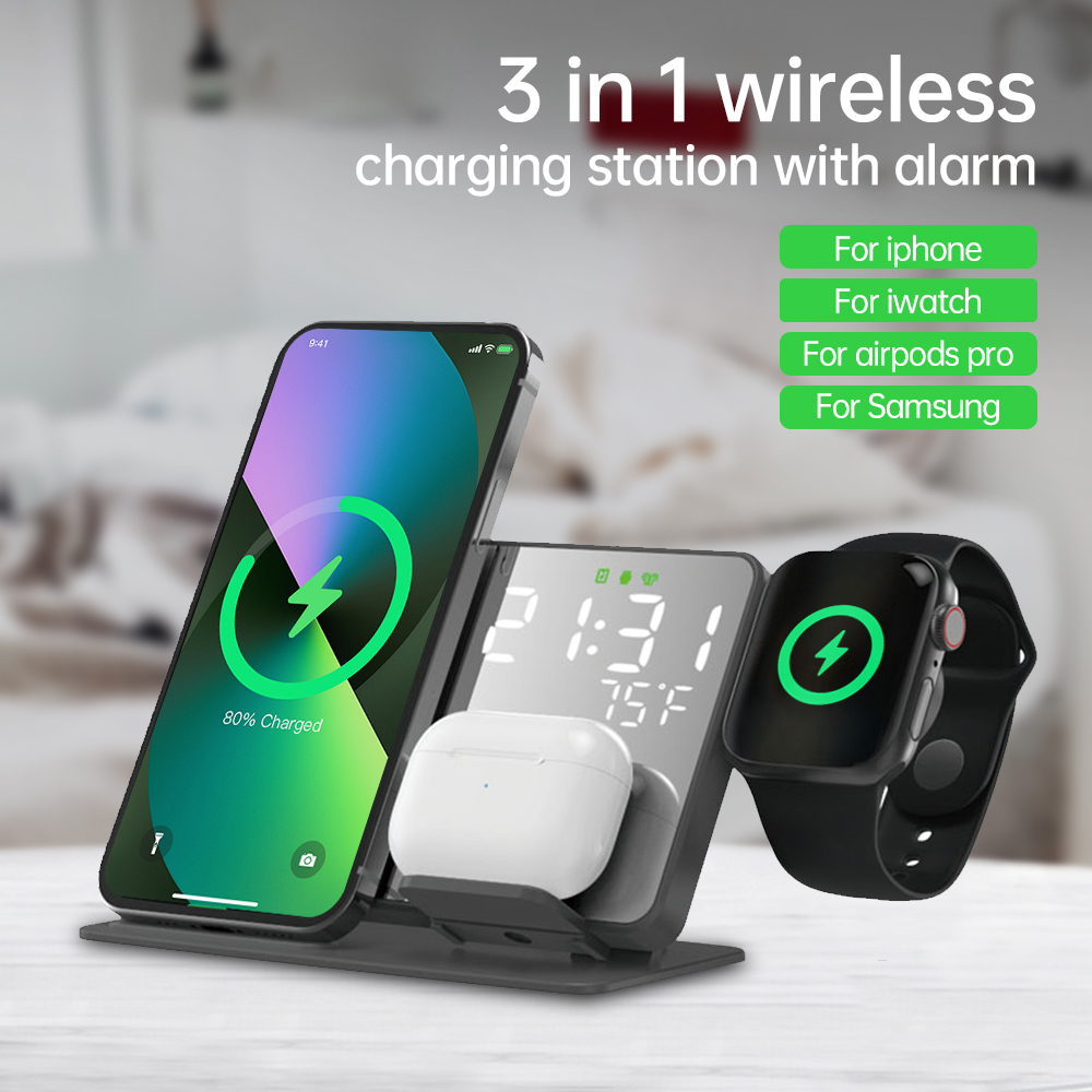 3 in 1 Wireless Charger For iP - Wireless Charger Watch 리뷰 및 가격
