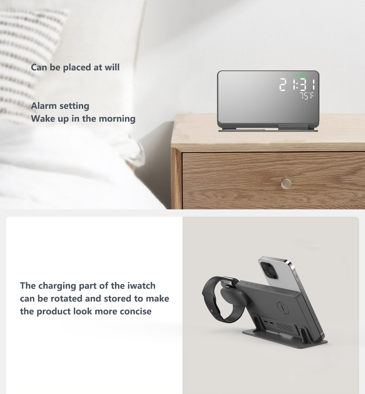 3 in 1 Wireless Charger For iP - Wireless Charger Watch 리뷰 및 가격