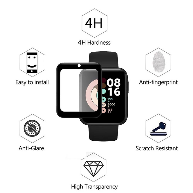 2 Pcs Tempered Glass for Redmi - Smartwatch Icon 리뷰 및 가격