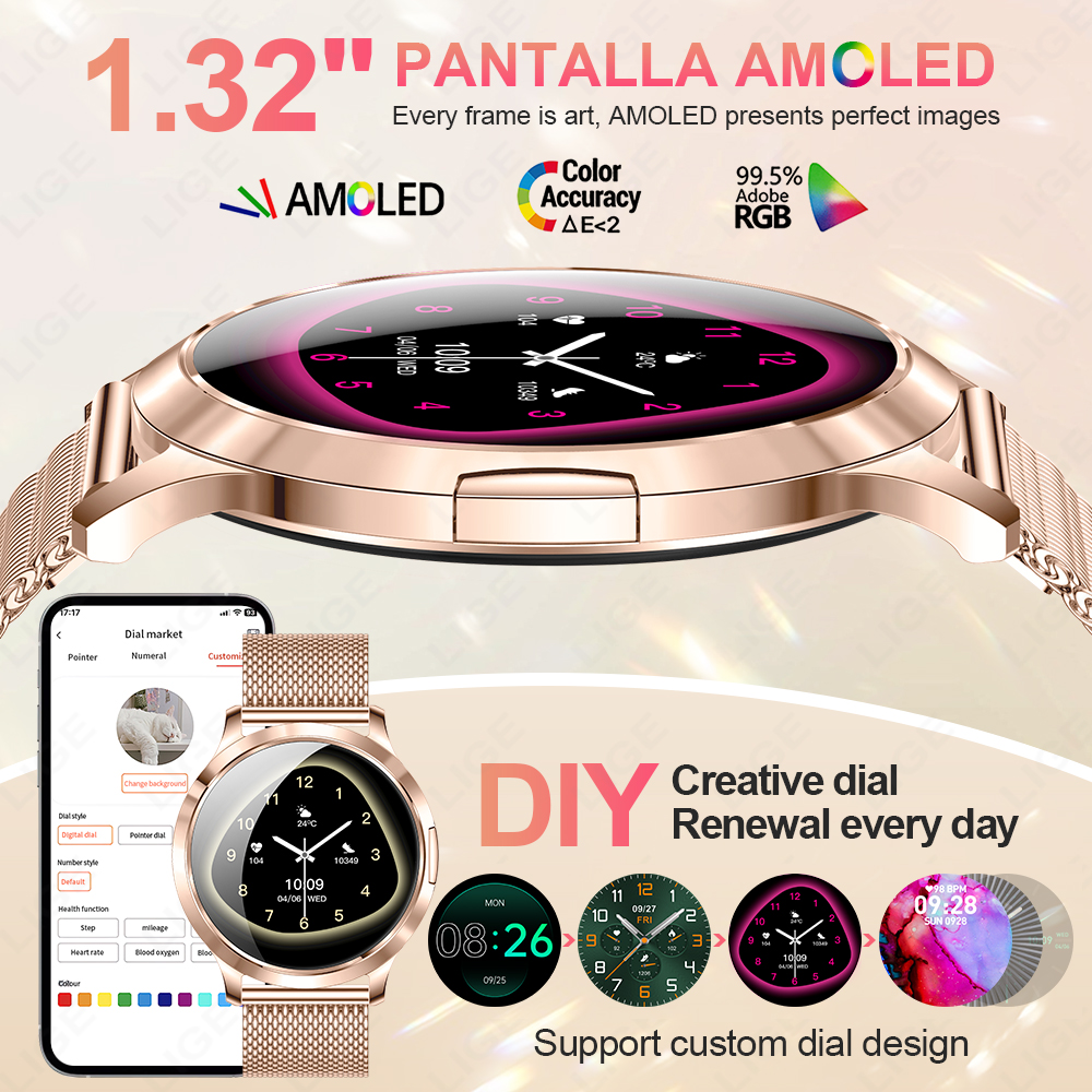 LIGE 2026 New Smart Watch Wome - Smartwatch Custom 리뷰 및 가격