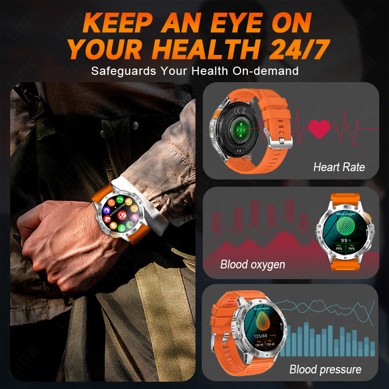 LIGE 1.43 Inch AMOLED Screen B - Smartwatch Instagram 리뷰 및 가격