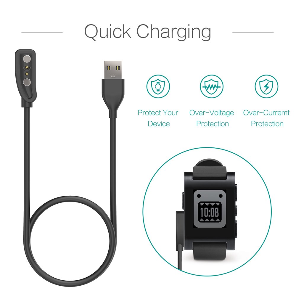 2-Pack Charger for Pebble Clas - Pebble Smartwatch Accessories 리뷰 및 가격