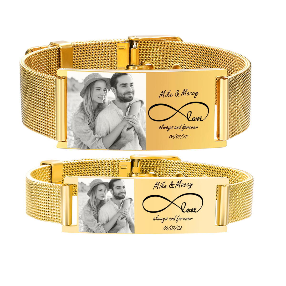 Personalized Photo Bracelet, S - Stainless Mesh Band 리뷰 및 가격