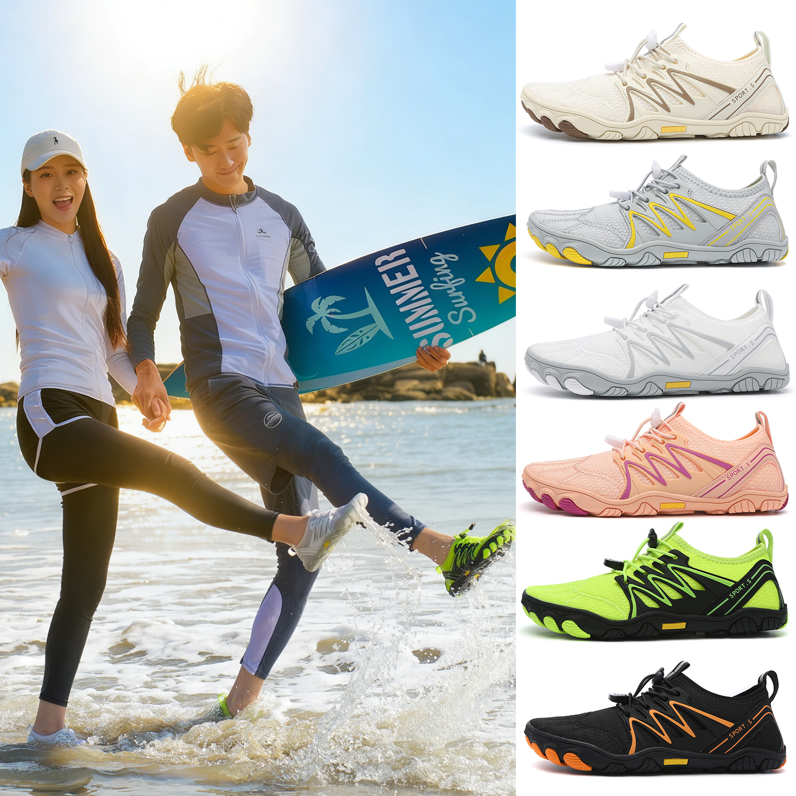 Unisex Water Shoes Men Women Q - Rugged Sport Strap 리뷰 및 가격