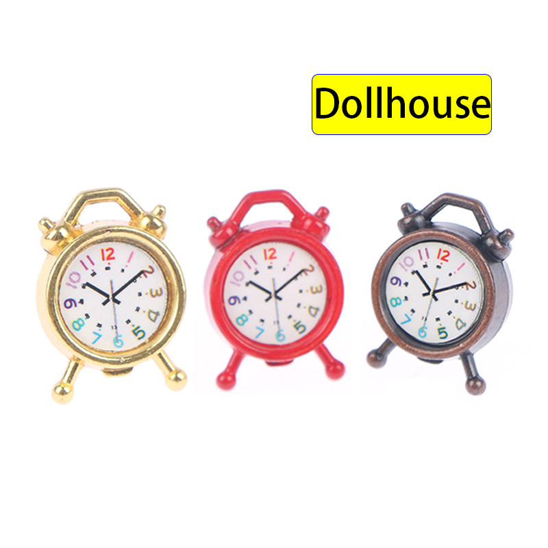 1PC 1:12 Scale Alarm Clock Dol - Accessories With Watch 리뷰 및 가격
