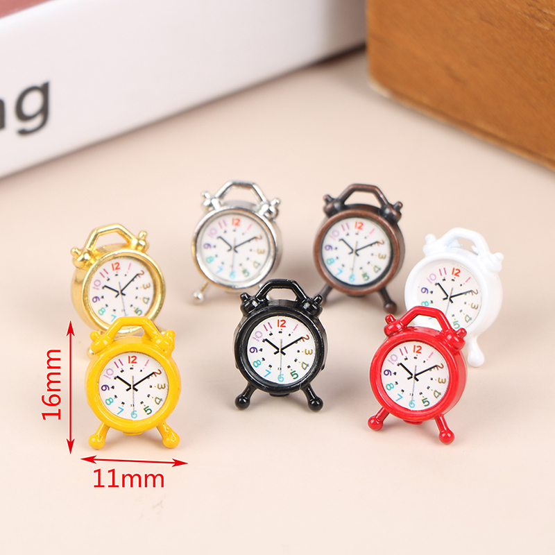 1PC 1:12 Scale Alarm Clock Dol - Accessories With Watch 리뷰 및 가격