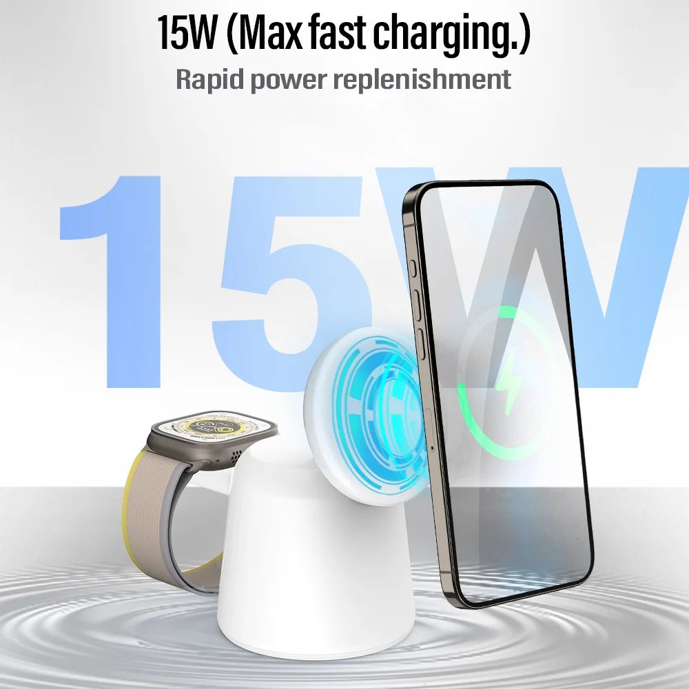 3 in 1 Magnetic Wireless Charg - Wireless Charger Watch 리뷰 및 가격