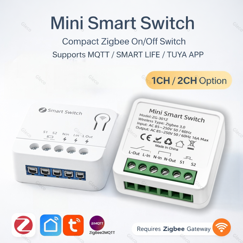 Zigbee TUYA 1/2Gang Mini Smart - Smart Accessories 리뷰 및 가격