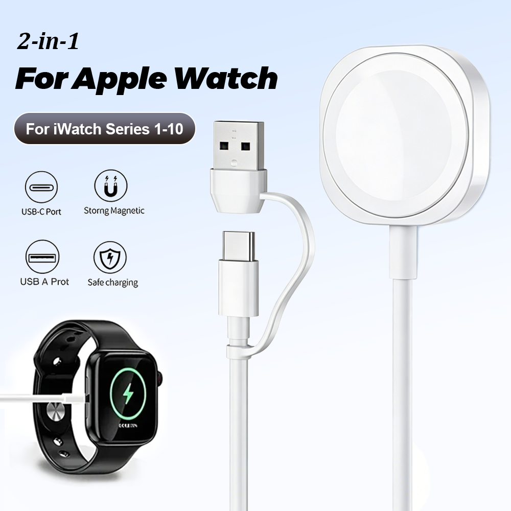 2 in 1 Magnetic Wireless USB A - Wireless Charger Watch 리뷰 및 가격