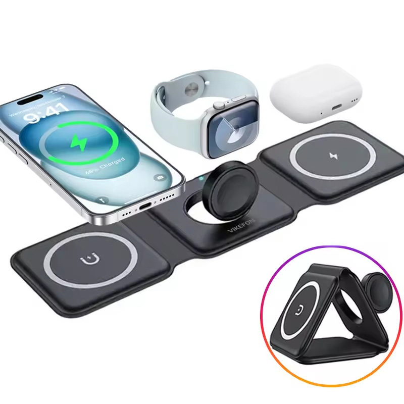 3-in-1 Magnetic Folding Wirele - Wireless Charger Watch 리뷰 및 가격