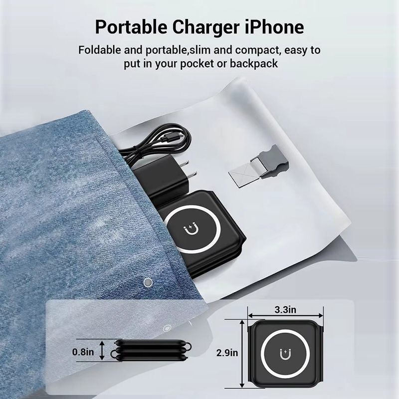 3-in-1 Magnetic Folding Wirele - Wireless Charger Watch 리뷰 및 가격