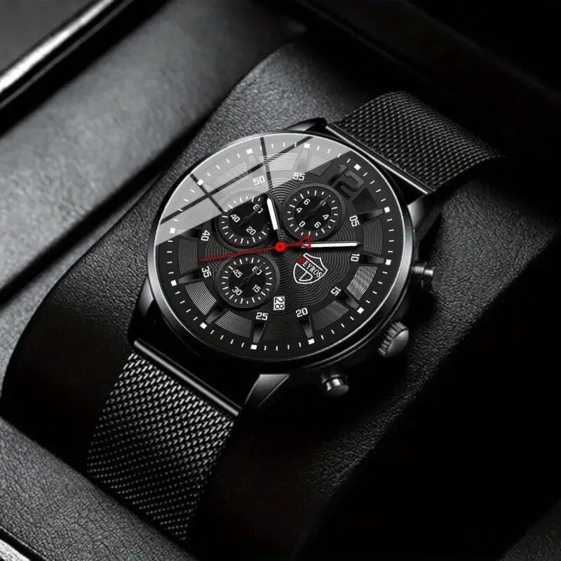 DEYROS Mens Fashion Minimalist - Stainless Mesh Band 리뷰 및 가격