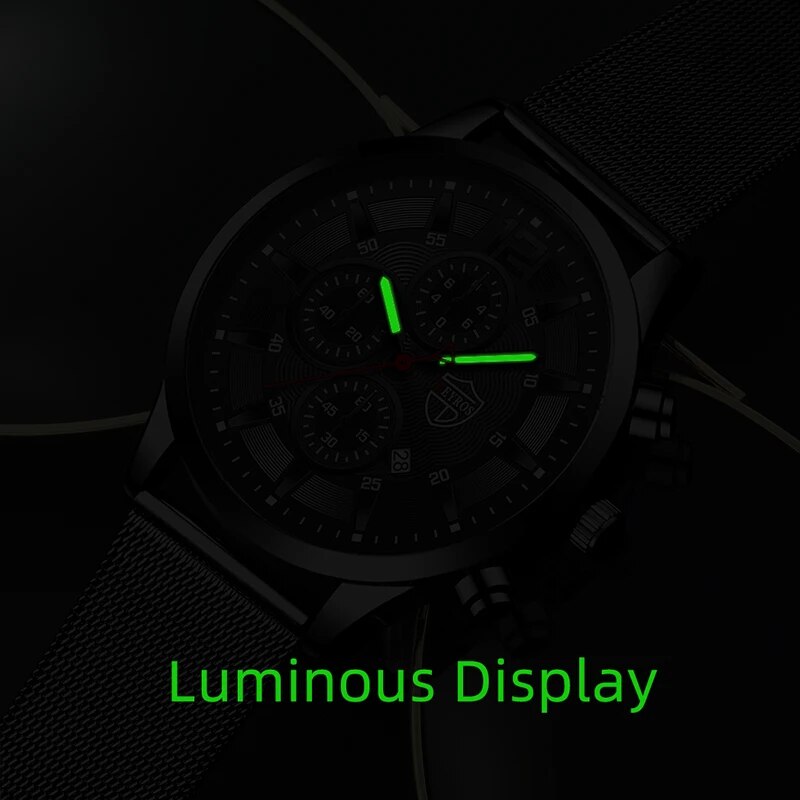 DEYROS Mens Fashion Minimalist - Stainless Mesh Band 리뷰 및 가격