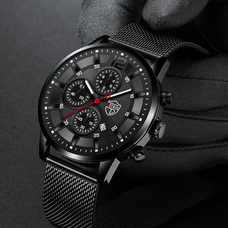 DEYROS Mens Fashion Minimalist - Stainless Mesh Band 리뷰 및 가격