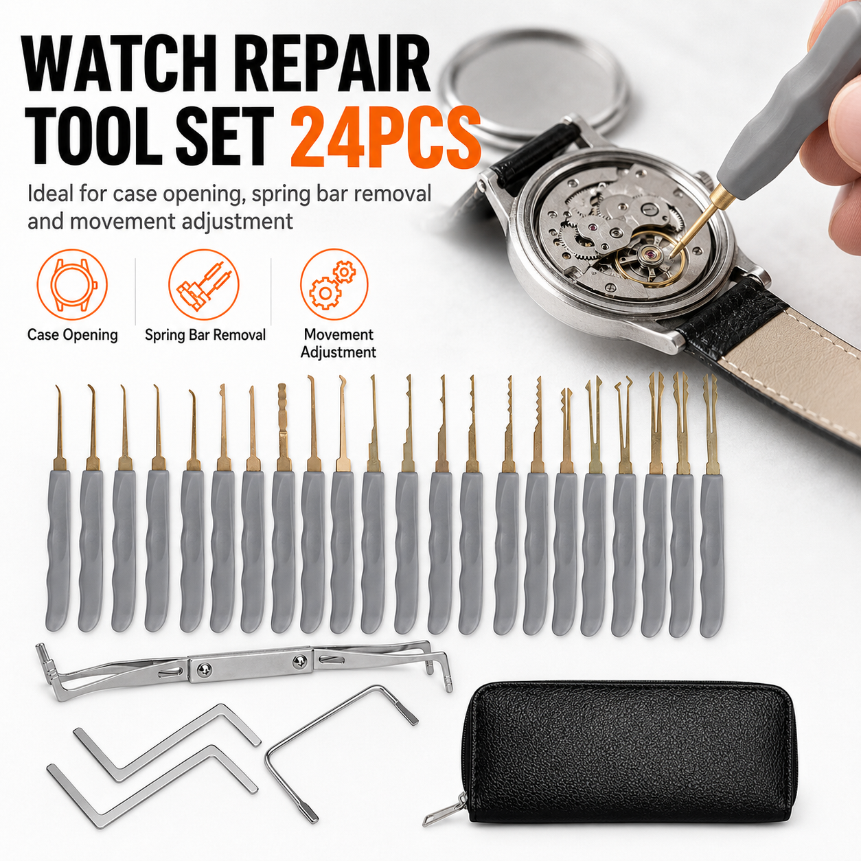 24PCS Professional Watchmaker  - Tool Kit Strap Change 리뷰 및 가격