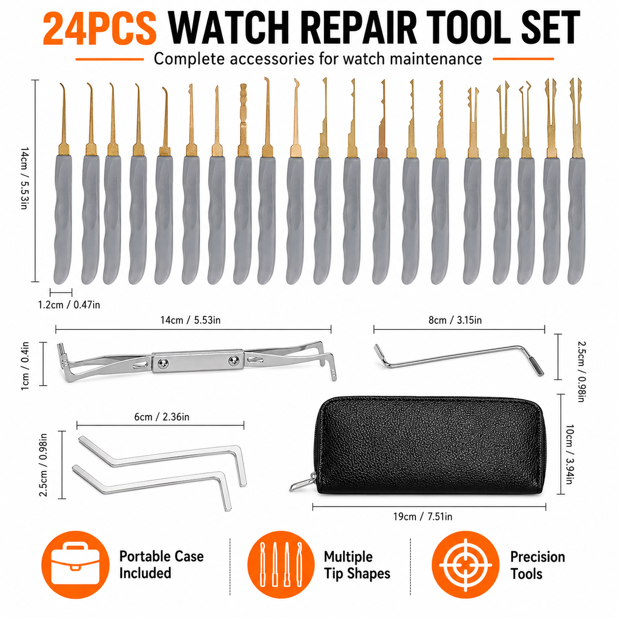 24PCS Professional Watchmaker  - Tool Kit Strap Change 리뷰 및 가격