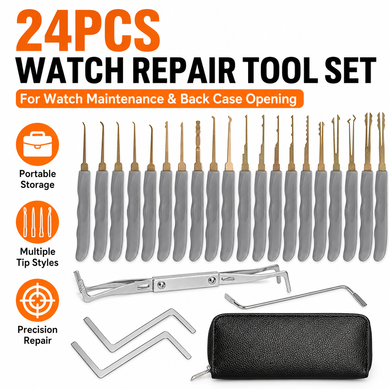 24PCS Professional Watchmaker  - Tool Kit Strap Change 리뷰 및 가격