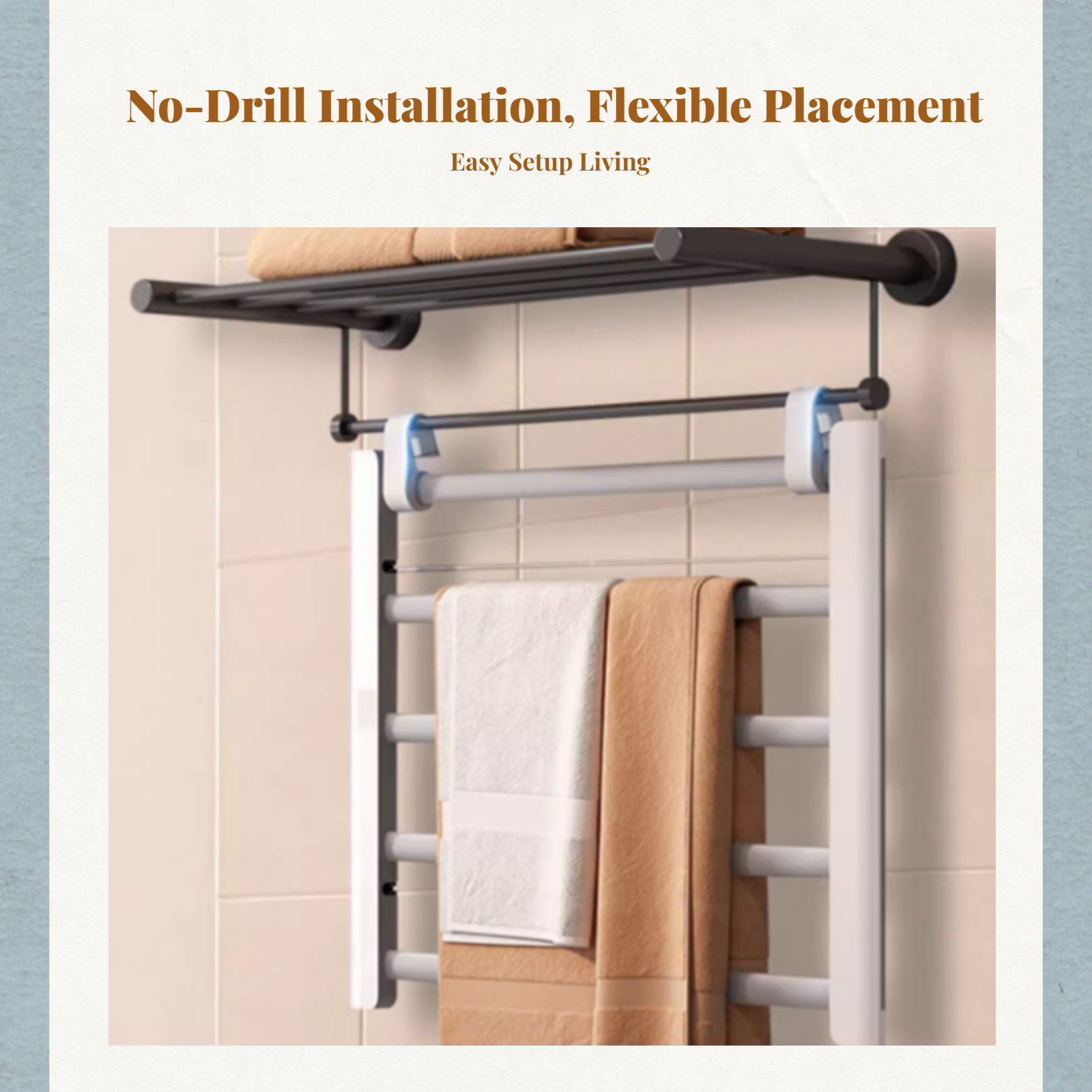 Electric Towel Warmer Aluminum - Smart Accessories 리뷰 및 가격