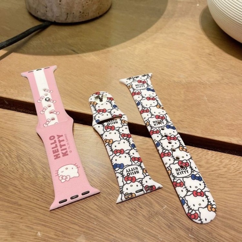 Anime Sanrio Cute Hello Kitty  - Silicone Band Replacement 리뷰 및 가격