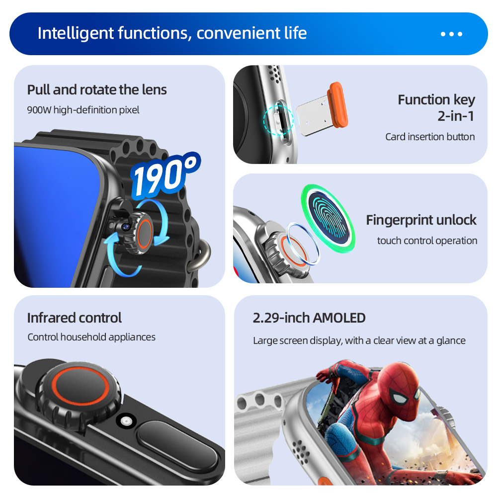 DW200 Smartwatch Men WIFI Touc - Smartwatch Nexus 리뷰 및 가격