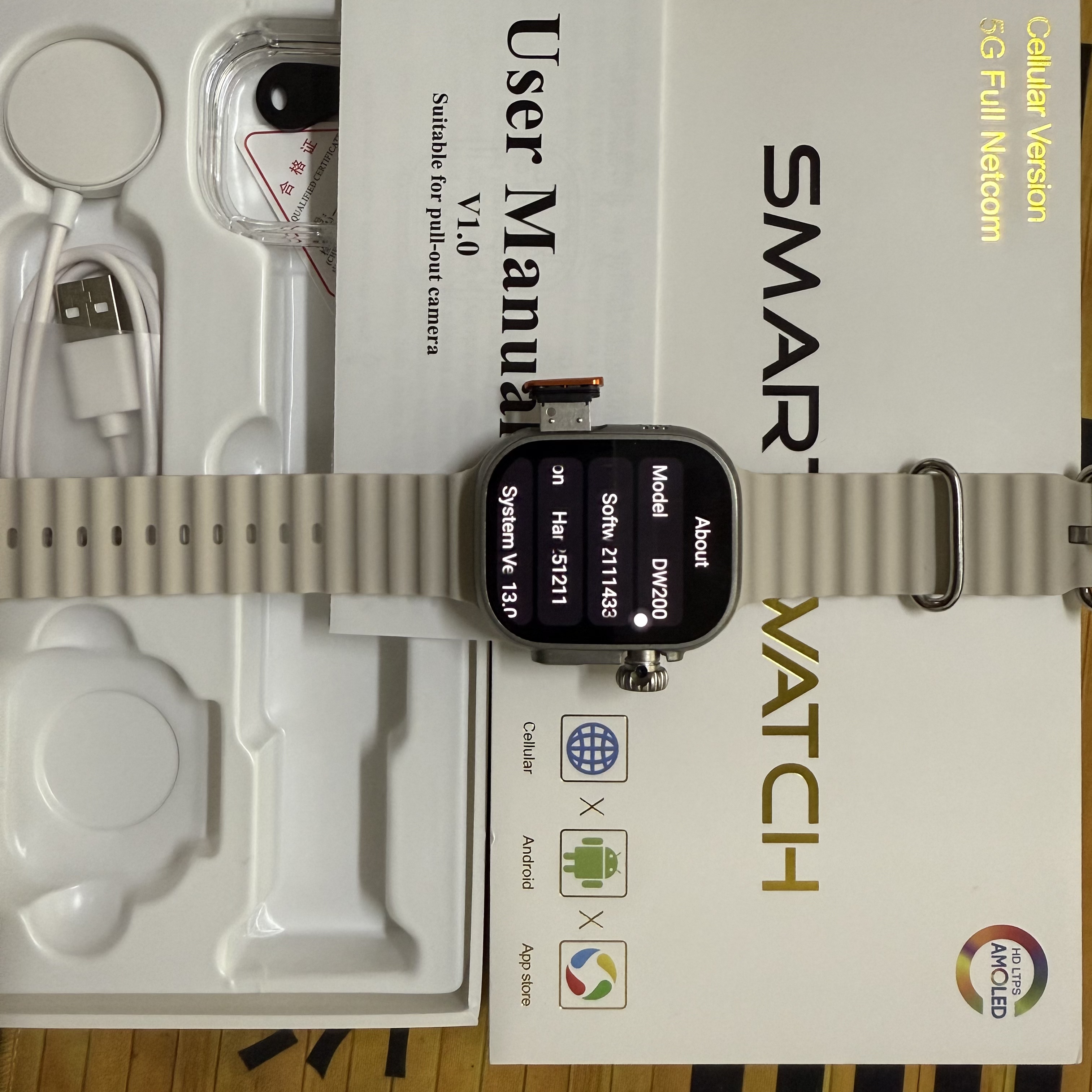 DW200 Smartwatch Men WIFI Touc - Smartwatch Nexus 리뷰 및 가격