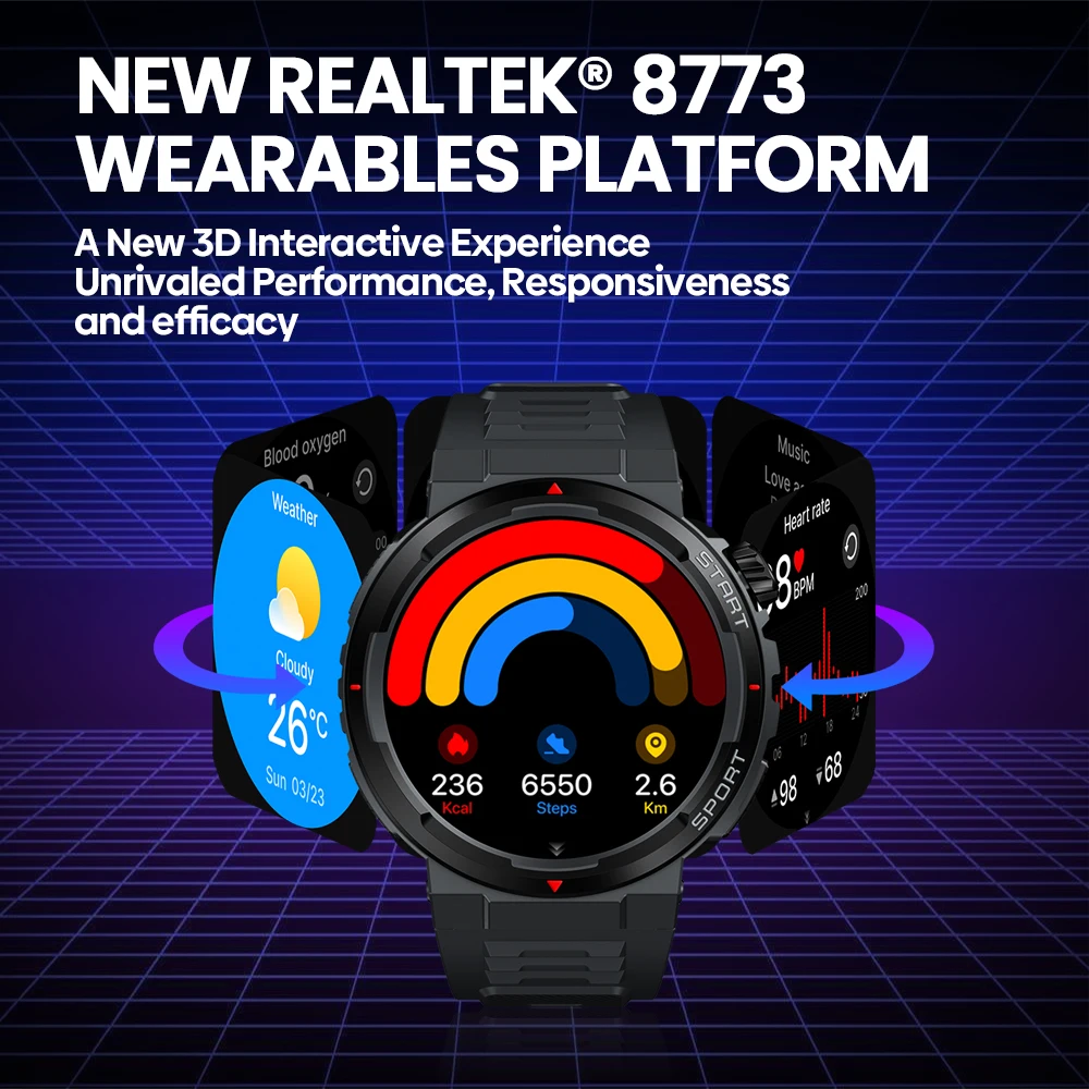 New Zeblaze Ares 3 Plus 1.43'' - Smartwatch X12 리뷰 및 가격