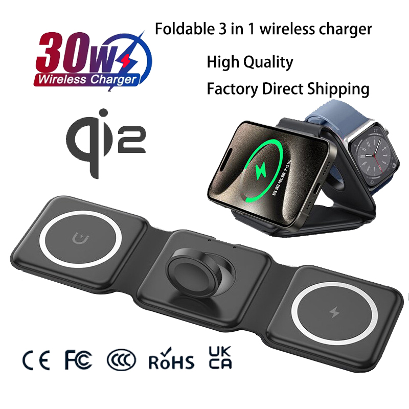 Universal Qi2 Magnetic Foldabl - Wireless Charger Watch 리뷰 및 가격
