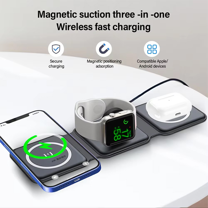 Universal Qi2 Magnetic Foldabl - Wireless Charger Watch 리뷰 및 가격