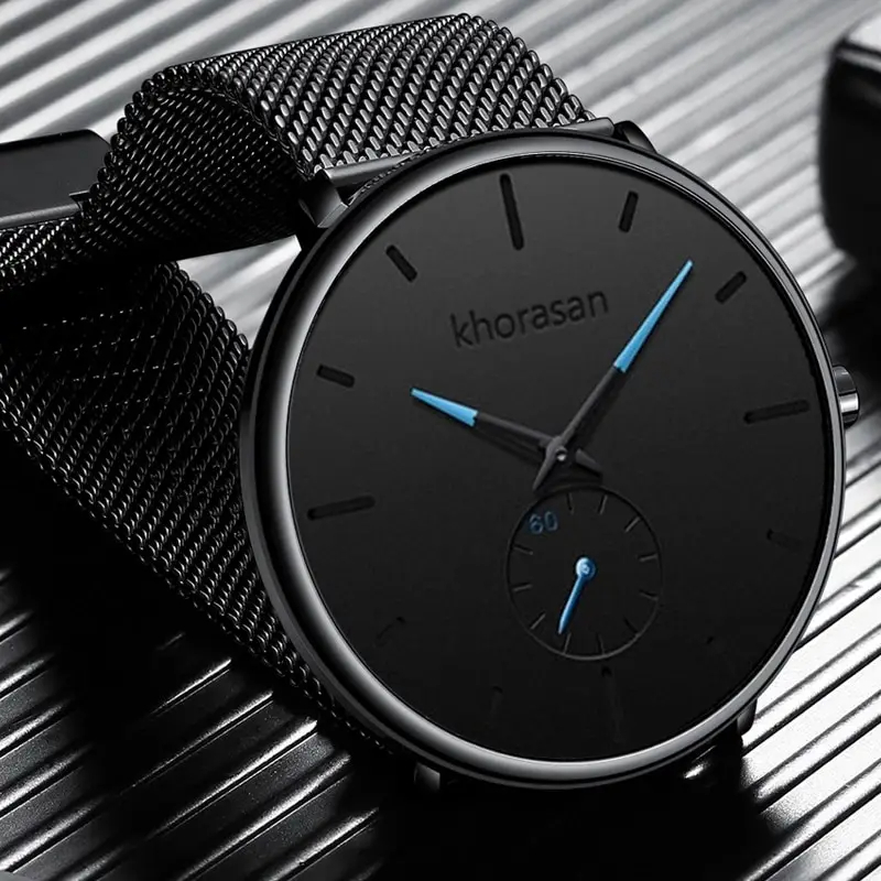 YOLAKO Mens Fashion Minimalist - Stainless Mesh Band 리뷰 및 가격