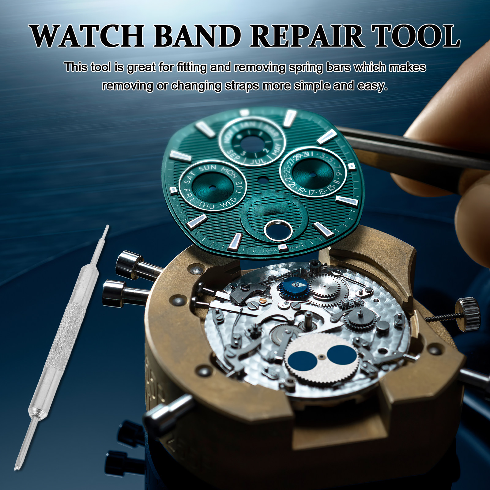 Ergonomic Dual-Head Spring Bar - Tool Kit Strap Change 리뷰 및 가격