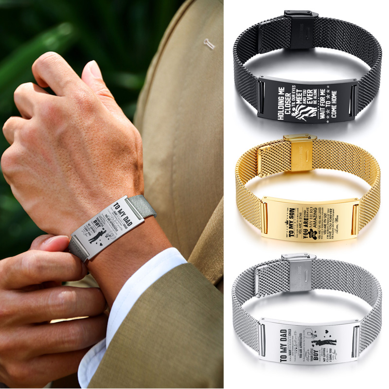 Men Bracelet Timeless Nature O - Stainless Mesh Band 리뷰 및 가격