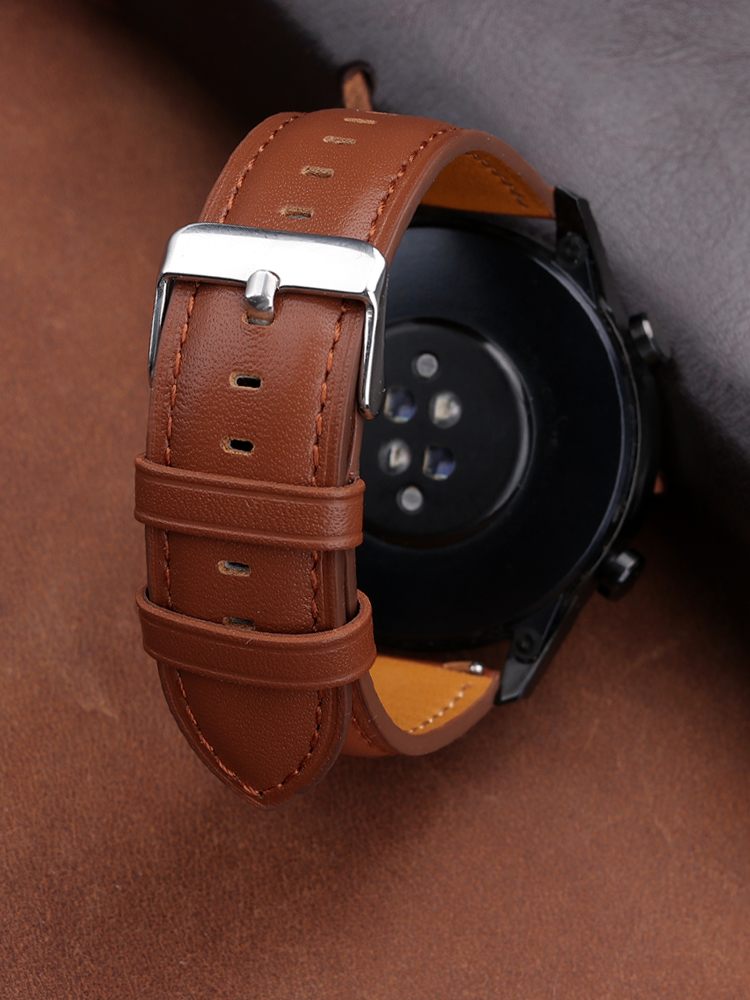 22mm Genuine Leather Watch Ban - Smartwatch Accessories Shop 리뷰 및 가격